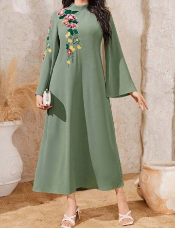 Rochie lunga SHEIN, verde