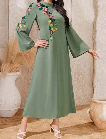 Rochie lunga SHEIN, verde