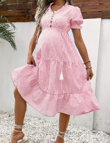 Rochie medie SHEIN Maternity, roz Roz