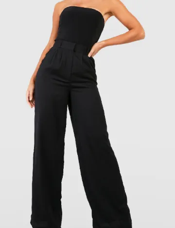 Top Boohoo, negru