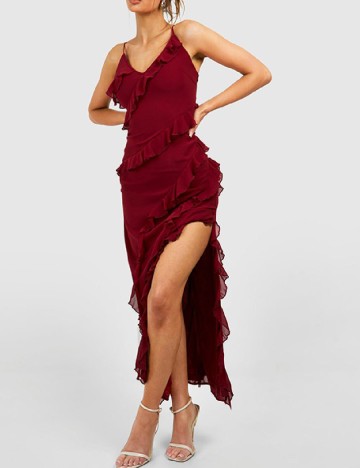 Rochie lunga Boohoo, visiniu