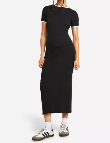 Rochie medie Boohoo maternity, negru
