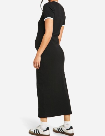 Rochie medie Boohoo maternity, negru