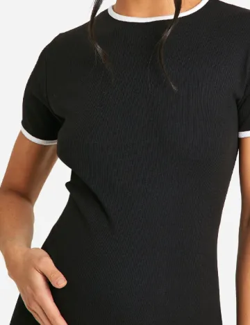 Rochie medie Boohoo maternity, negru