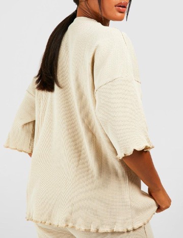 Bluza Boohoo, crem