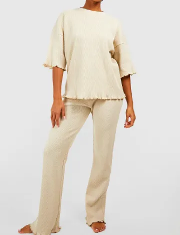 Bluza Boohoo, crem