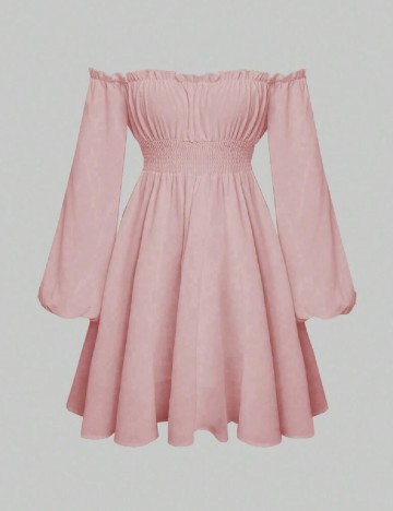 Rochie scurta SHEIN, roz