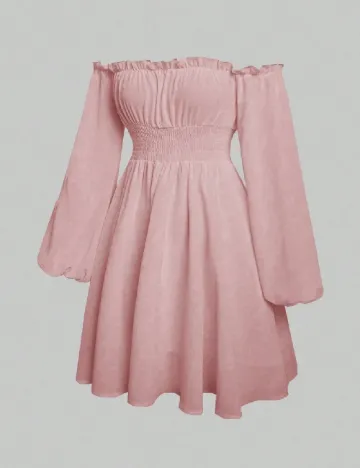Rochie scurta SHEIN, roz