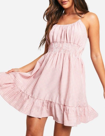 Rochie scurta Boohoo, roz