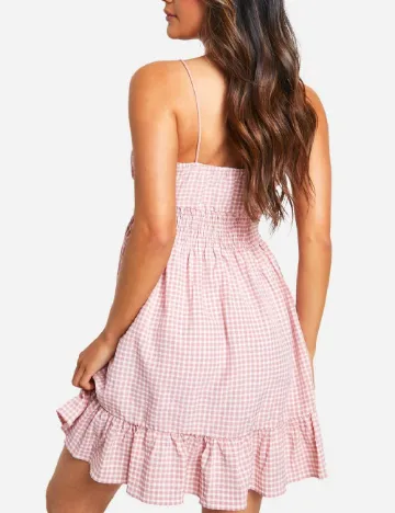 Rochie scurta Boohoo, roz