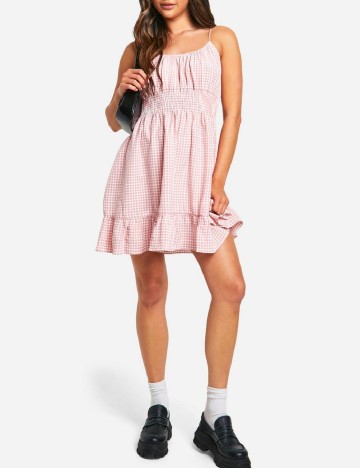 Rochie scurta Boohoo, roz
