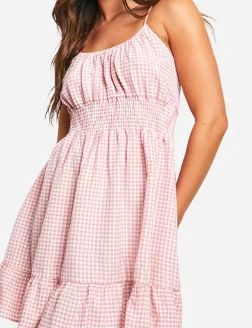 Rochie scurta Boohoo, roz