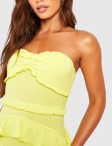 Rochie lunga Boohoo, galben