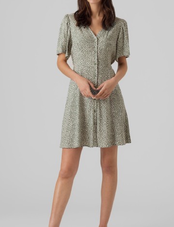 Rochie scurta Vero Moda, verde