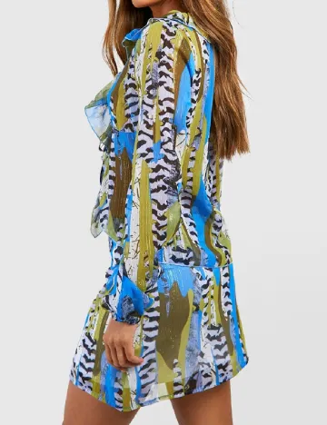 Fusta Boohoo, mix culori