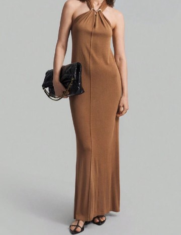 Rochie lunga SHEIN, maro