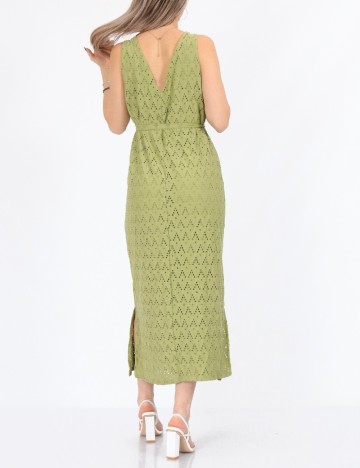 Rochie lunga Vila, verde