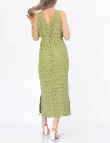 Rochie lunga Vila, verde