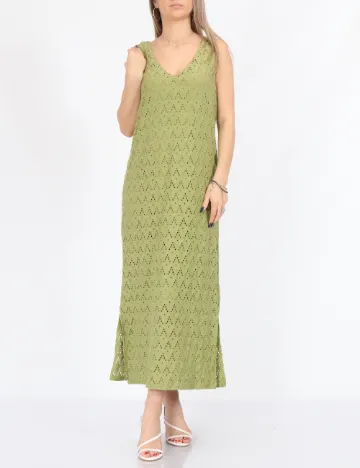 Rochie lunga Vila, verde