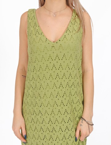 Rochie lunga Vila, verde