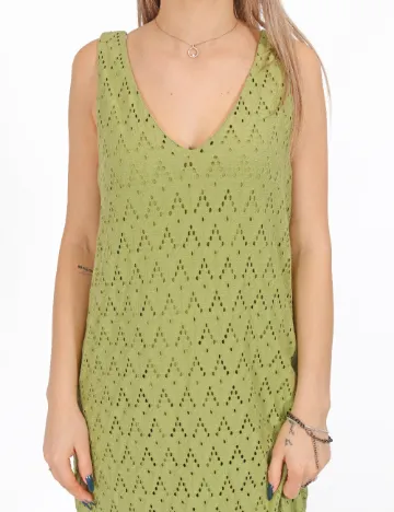 Rochie lunga Vila, verde