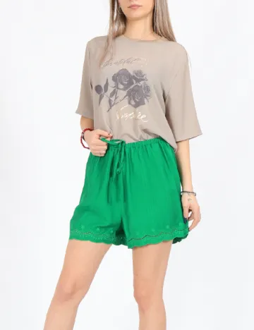Pantaloni scurti Vero Moda, verde