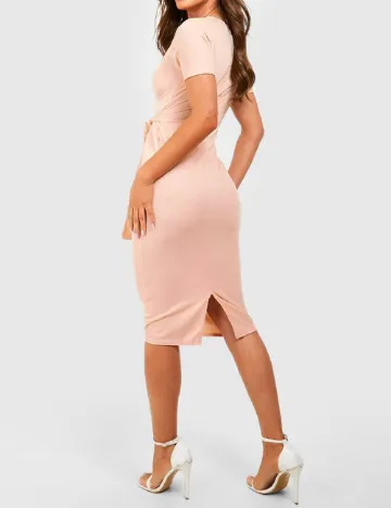 Rochie medie Boohoo, roz