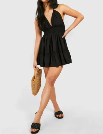 Rochie scurta Boohoo, negru