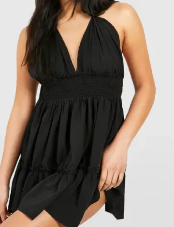 Rochie scurta Boohoo, negru