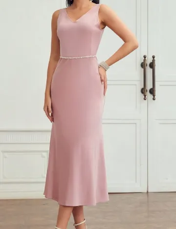 Rochie medie MOTF, roz