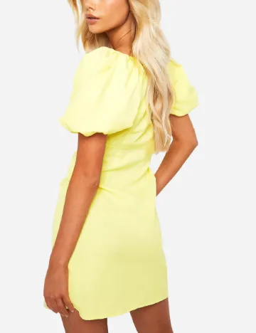 Rochie scurta Boohoo, galben