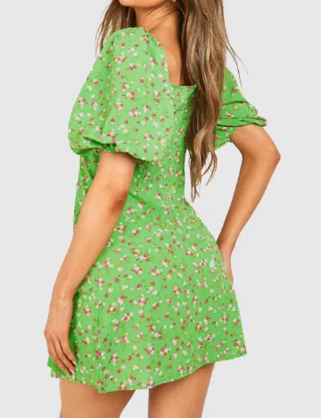 Rochie scurta Boohoo, verde