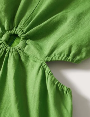 Rochie medie Mango, verde Verde