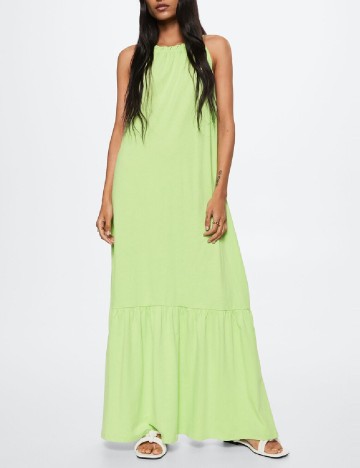 Rochie lunga Mango, verde