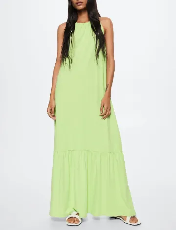 Rochie lunga Mango, verde