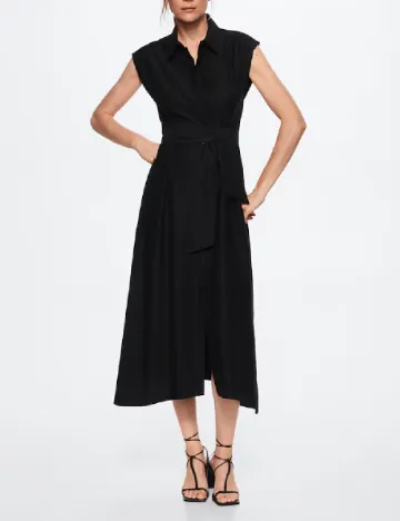 Rochie medie Mango, negru Negru