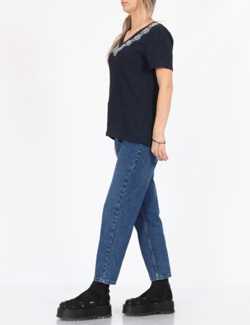 Bluza Only, bleumarin