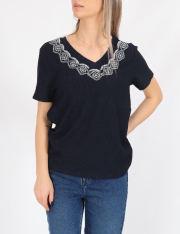 Bluza Only, bleumarin