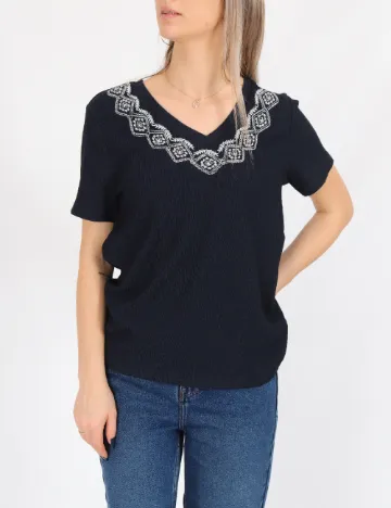 Bluza Only, bleumarin