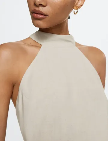 Rochie scurta Mango, crem