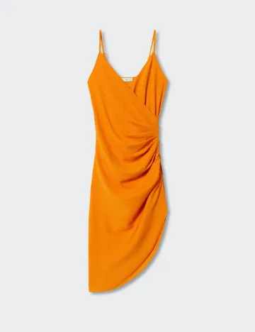 Rochie medie Mango, portocaliu
