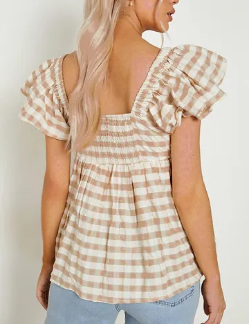 Bluza Boohoo, maro deschis