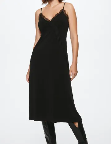 Rochie medie Mango, negru Negru