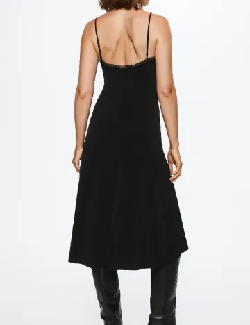 Rochie medie Mango, negru Negru