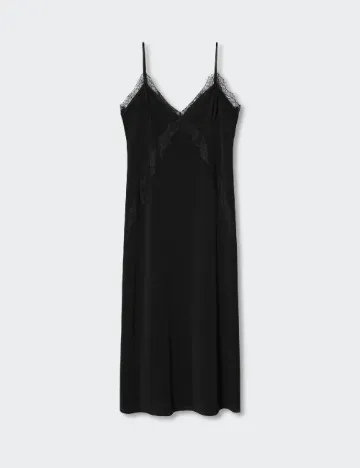 Rochie medie Mango, negru Negru