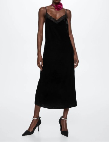 Rochie medie Mango, negru