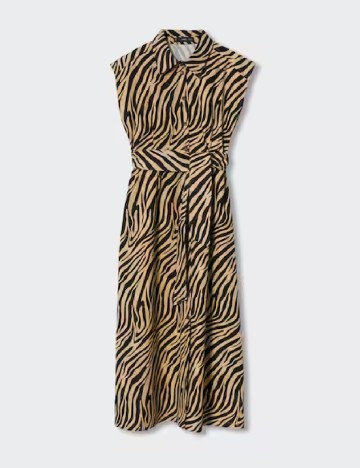 Rochie medie Mango, maro