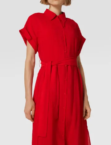 Rochie medie Mango, rosu Rosu