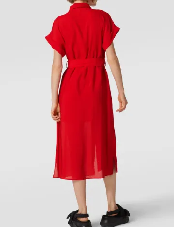 Rochie medie Mango, rosu Rosu