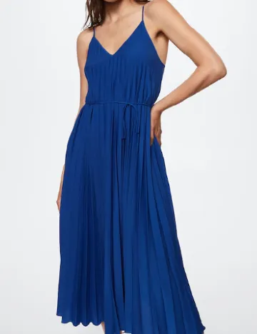 Rochie lunga Mango, albastru Albastru